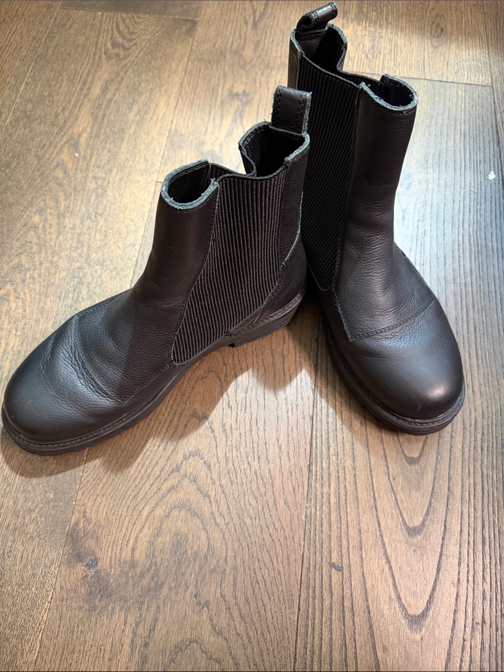 Diesel Men’s Dark Brown Leather Chelsea Boots